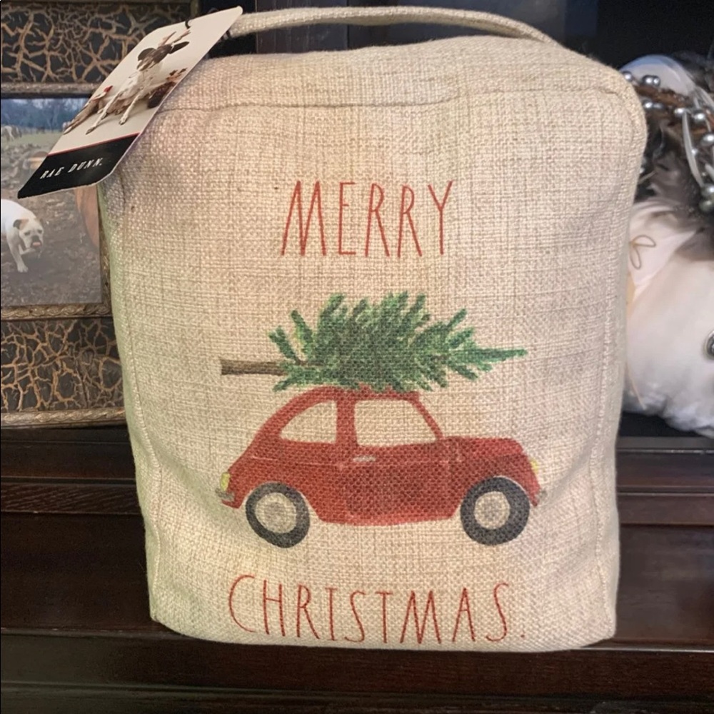 Rae Dunn Holiday Door Stopper
